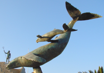 Neptune, Humpback Whale, and Calf.